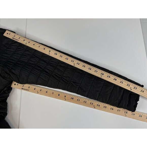 North Face Puffer Reversible Jacket Girl’s Youth XL 18 Cozy Sherpa Fleece Black - Picture 16 of 16